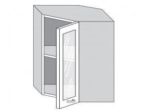 1.60.3у Шкаф настенный (h=720) угловой на 600мм со стекл. дверцей в Новоуральске - novouralsk.magazin-mebel74.ru | фото