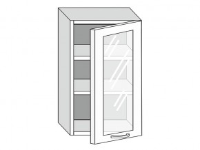 19.50.3 Шкаф настенный (h=913) на 500мм с 1-ой стекл. дверцей в Новоуральске - novouralsk.magazin-mebel74.ru | фото