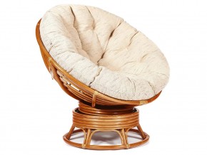 Кресло-качалка Papasan w 23/01 B с подушкой Cognac, ткань Старт в Новоуральске - novouralsk.magazin-mebel74.ru | фото