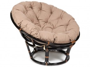 Кресло Papasan 23/01 W с подушкой Antique brown, экошерсть Коричневый в Новоуральске - novouralsk.magazin-mebel74.ru | фото