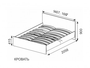 Кровать 1600х2000 ортопедическое основание в Новоуральске - novouralsk.magazin-mebel74.ru | фото