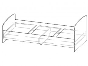 Кровать одинарная в Новоуральске - novouralsk.magazin-mebel74.ru | фото