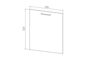 П 60 Комплект для посудомоечной машины 600 мм (цоколь + фасад) ЛДСП в Новоуральске - novouralsk.magazin-mebel74.ru | фото
