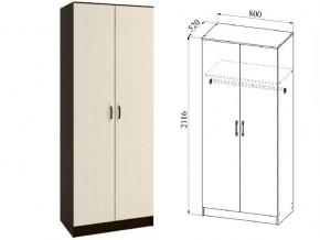 Шкаф 2 двери Ронда ШКР800.1 венге/дуб белфорт в Новоуральске - novouralsk.magazin-mebel74.ru | фото